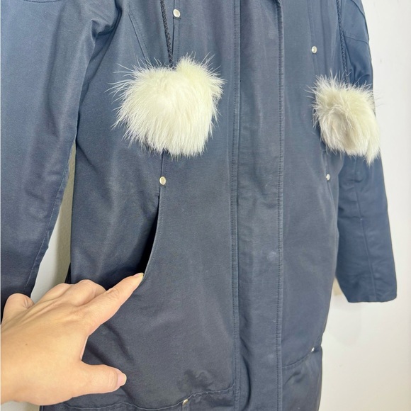 Moose Knuckles ‘Stirling’ Shearling Trim Winter Parka - Picture 8 of 16